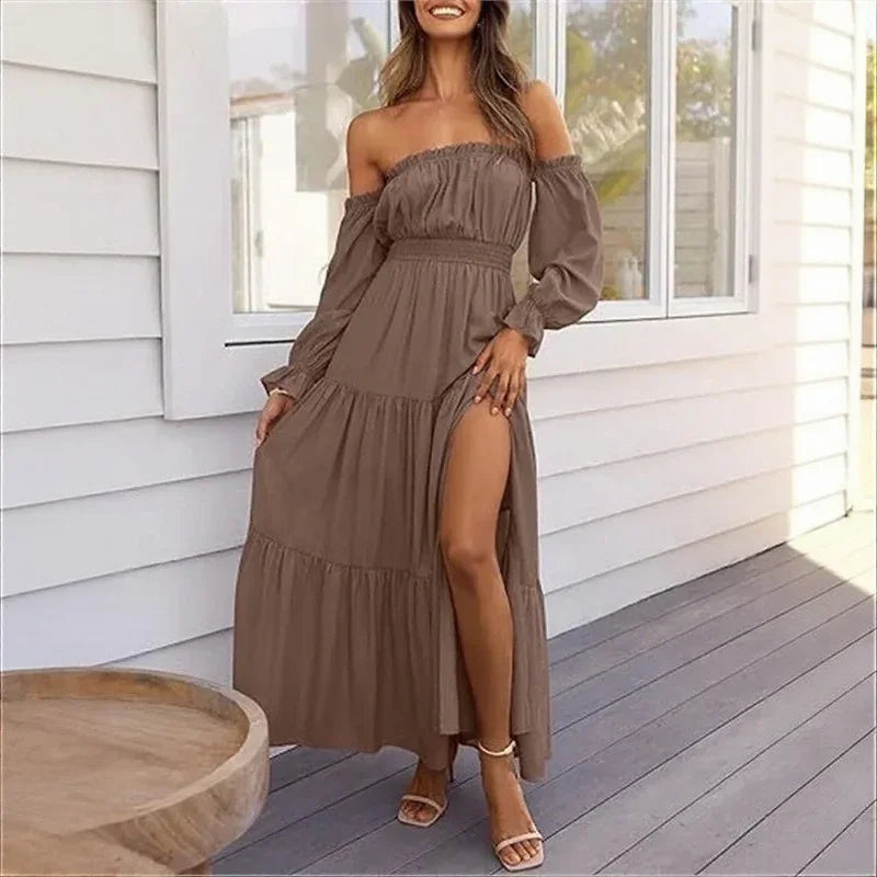 Ravienna™ Off-Shoulder Dress With Sophisticated Flow