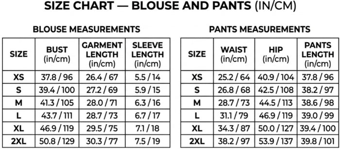 Size Guide