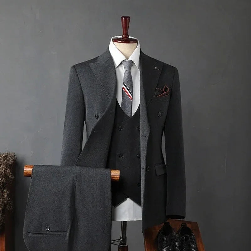 Vossler™ 3-Piece Suit in Premium Tailoring