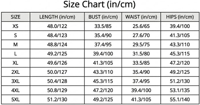 Size Guide