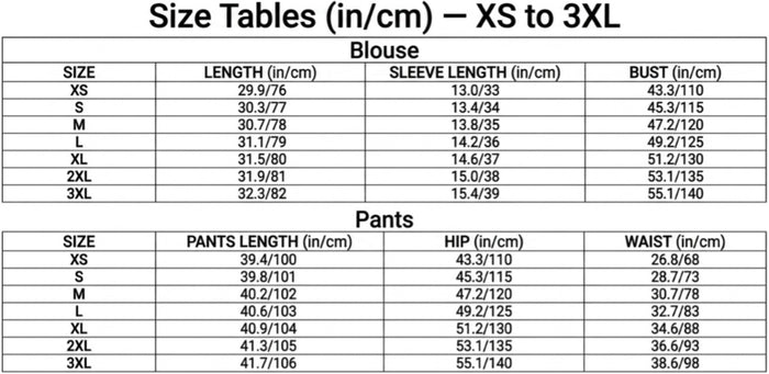 Size Guide