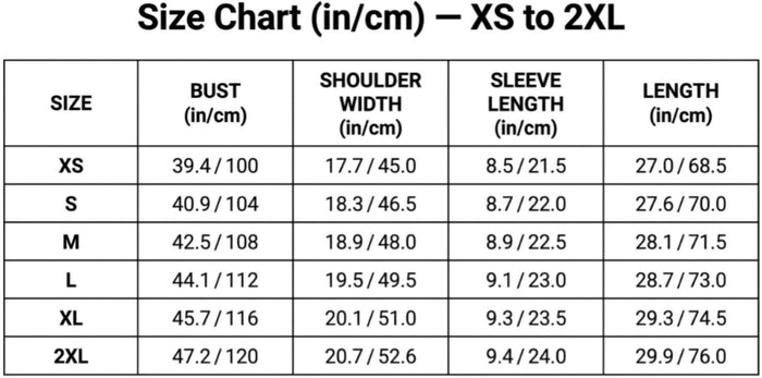 Size Guide