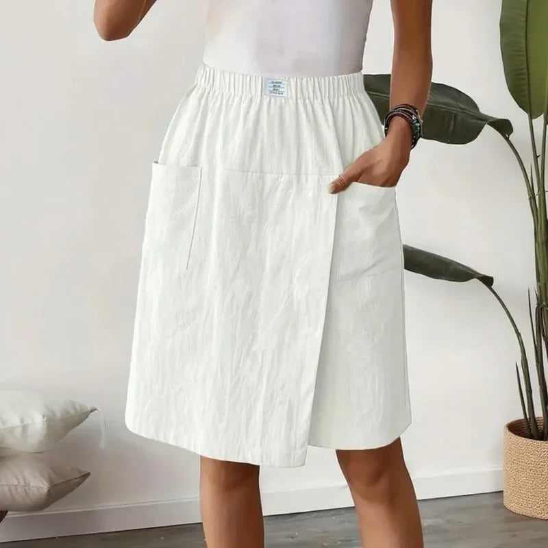 Celenne™ Linen Blend Skort with Premium Comfort