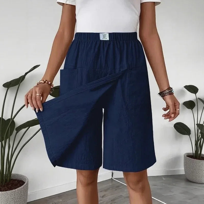 Celenne™ Linen Blend Skort with Premium Comfort