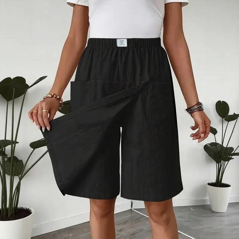 Celenne™ Linen Blend Skort with Premium Comfort