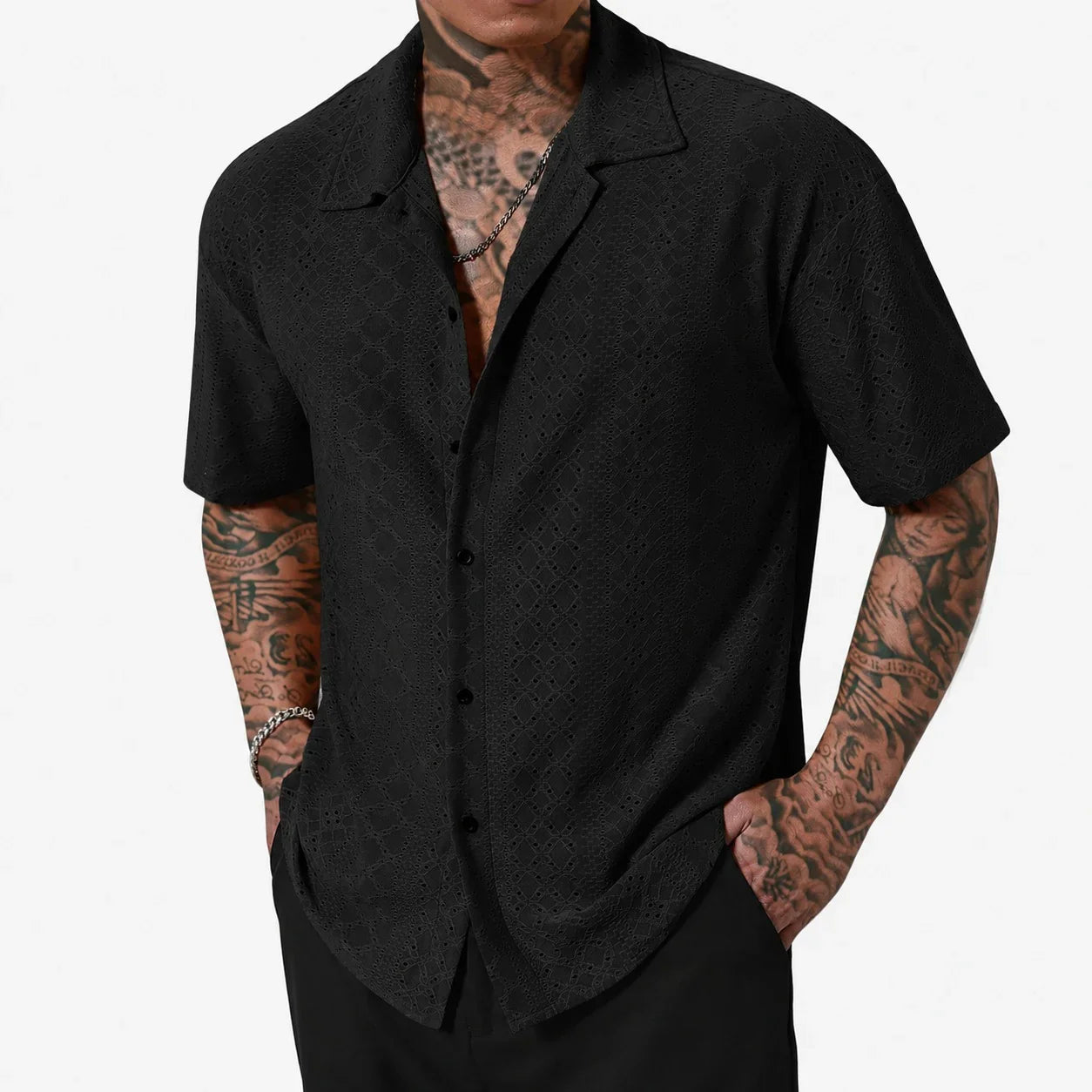 Orvieto™ Short Sleeve Shirt in Breathable Knit Fabric