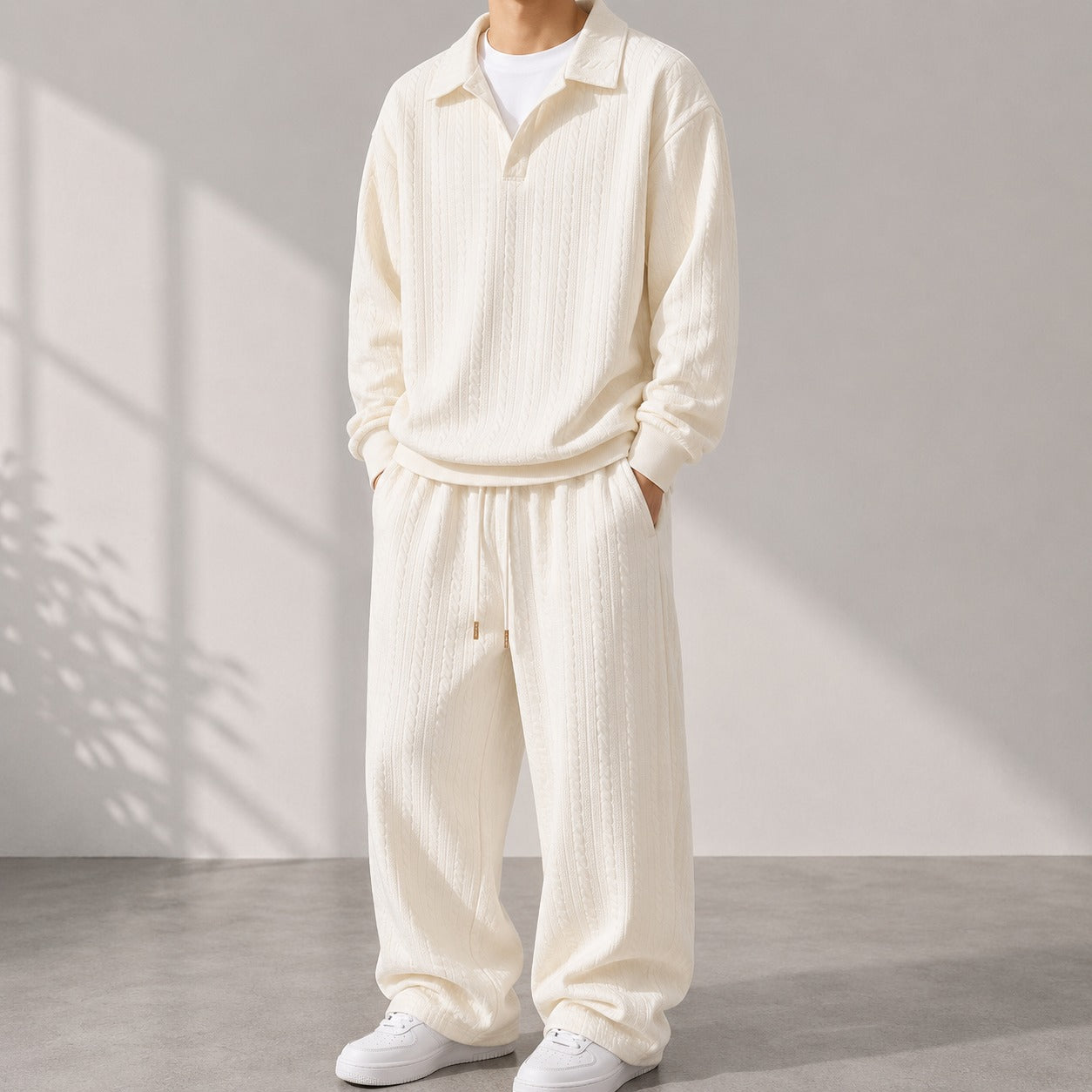 Valdren™ Men's 2-Piece Textured Knit Set