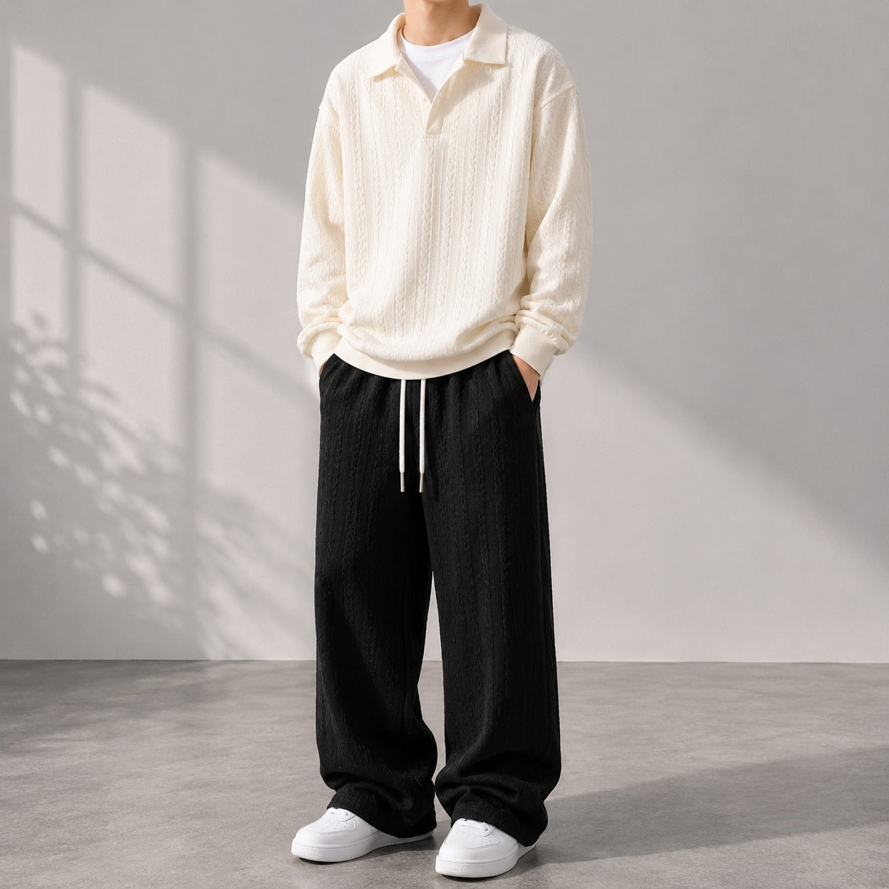 Valdren™ Men's 2-Piece Textured Knit Set