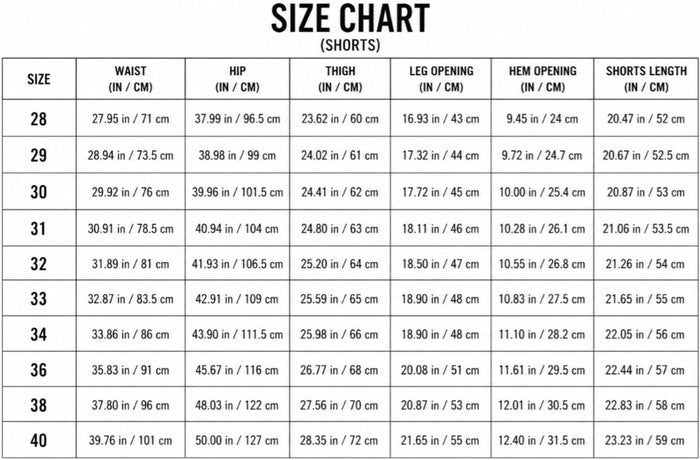Size Guide