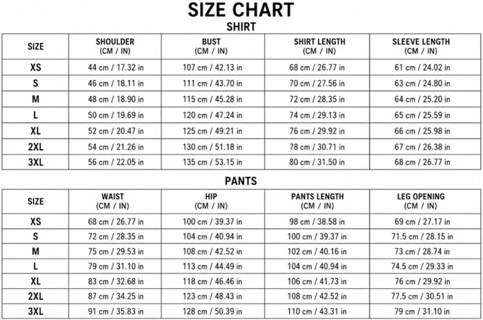 Size Guide