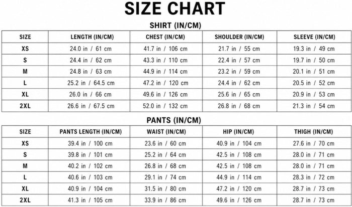 Size Guide