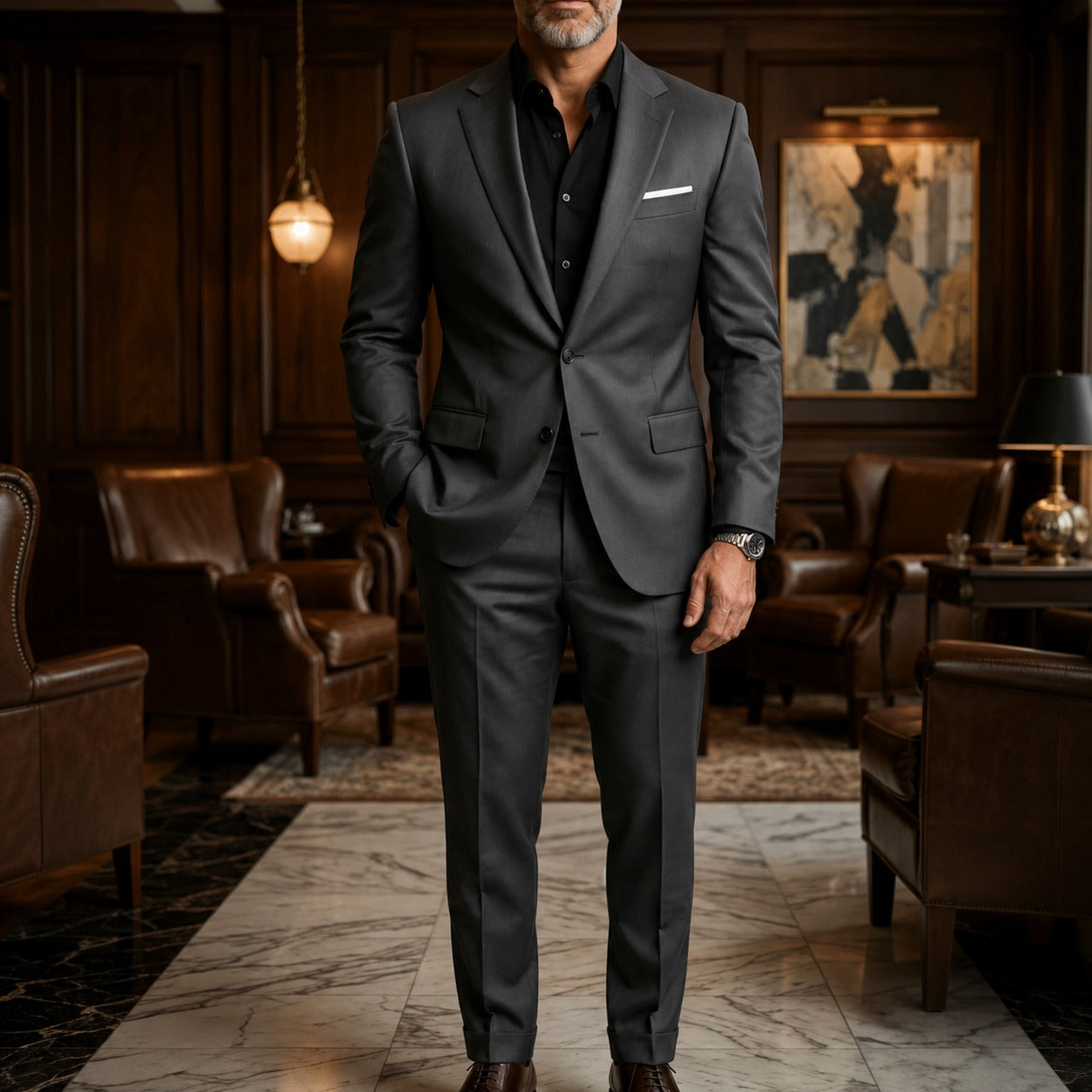 Monaco Royal™ Suit Set with Premium Tailored Blazer and Slim Fit Pants