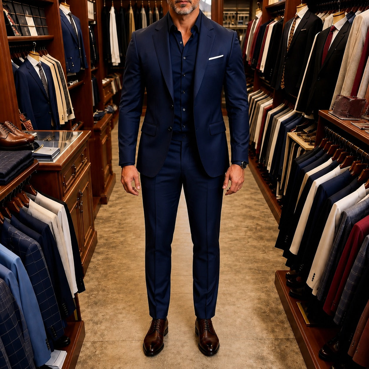 Monaco Royal™ Suit Set with Premium Tailored Blazer and Slim Fit Pants