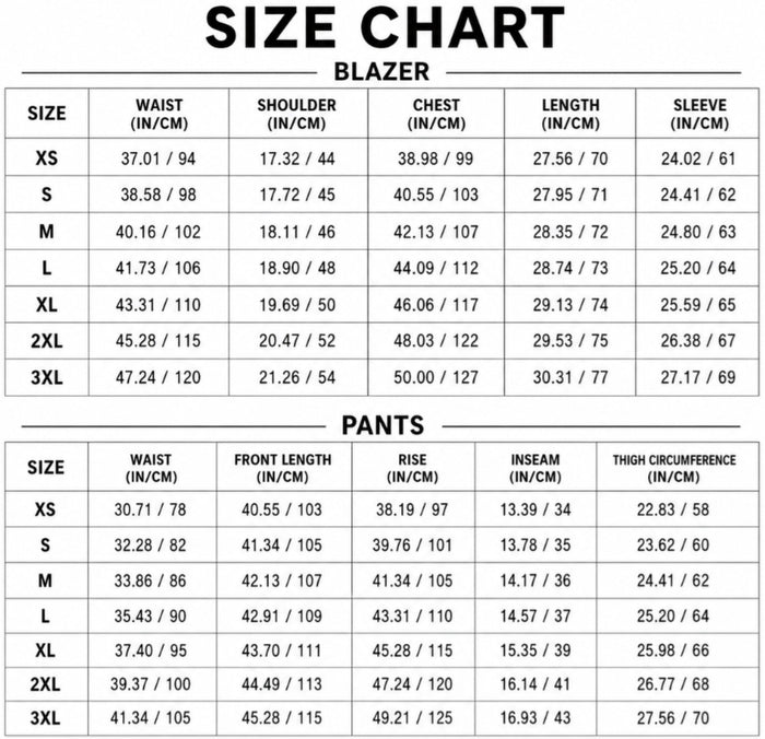 Size Guide