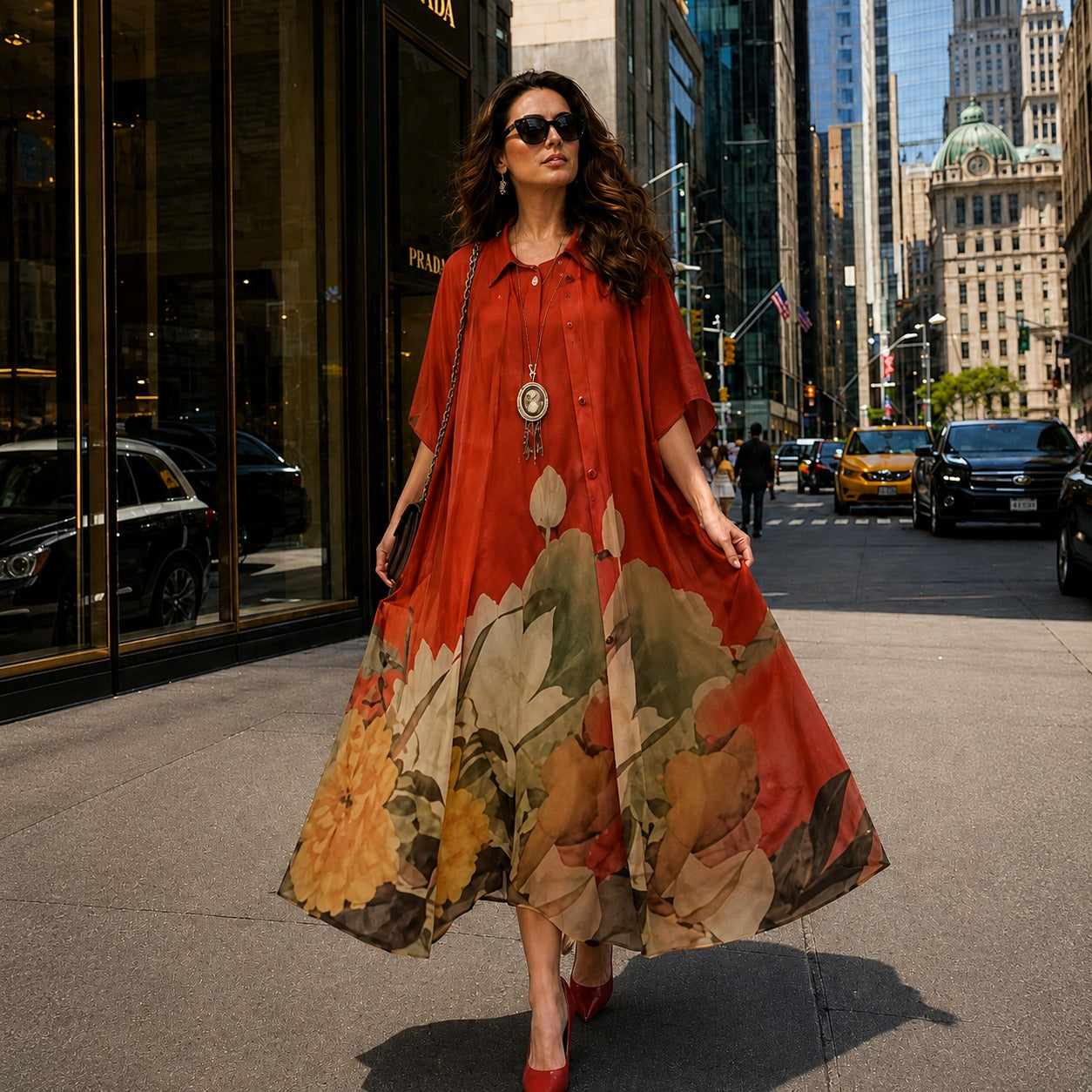 Florenza Floral Dress Set with Sheer Overlay / Effortless, Versatile Elegance for Every Season!