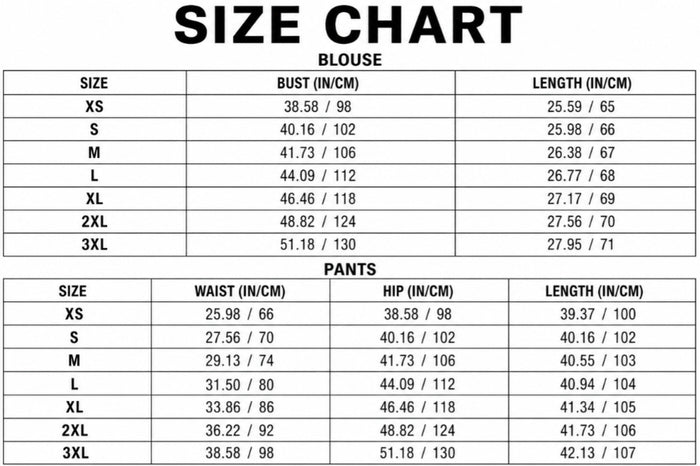 Size Guide