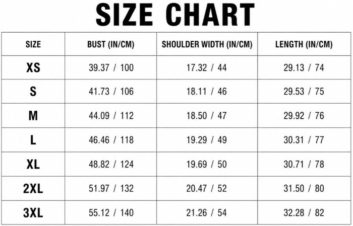 Size Guide