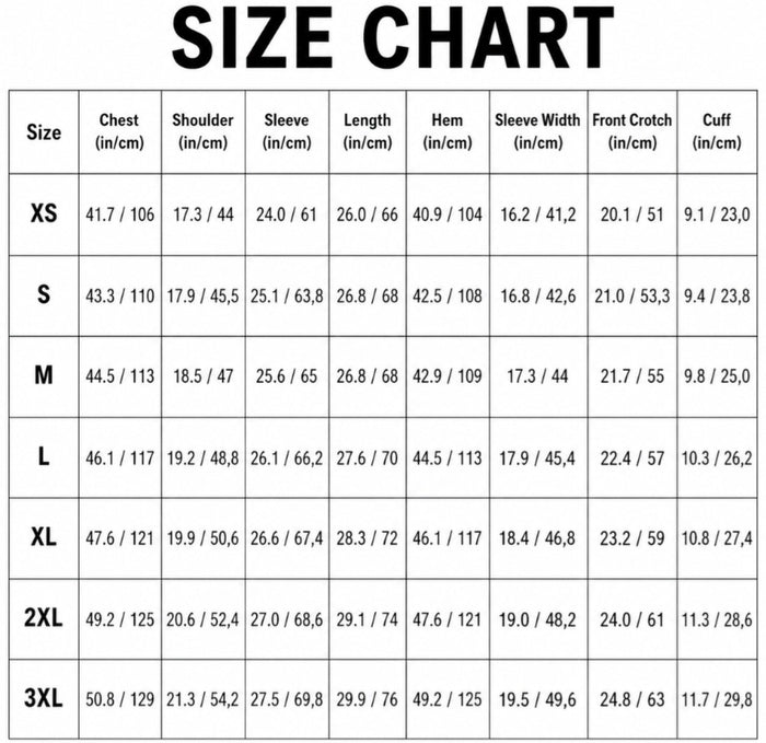 Size Guide