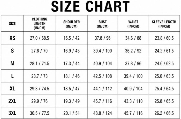 Size Guide
