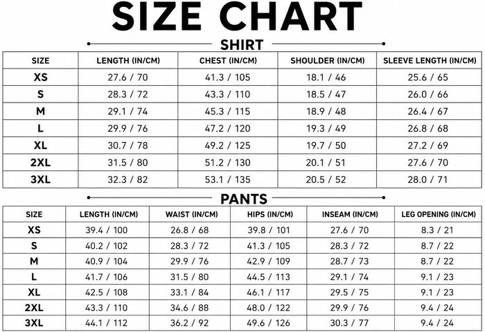Size Guide