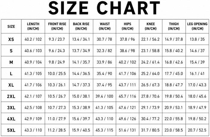 Size Guide