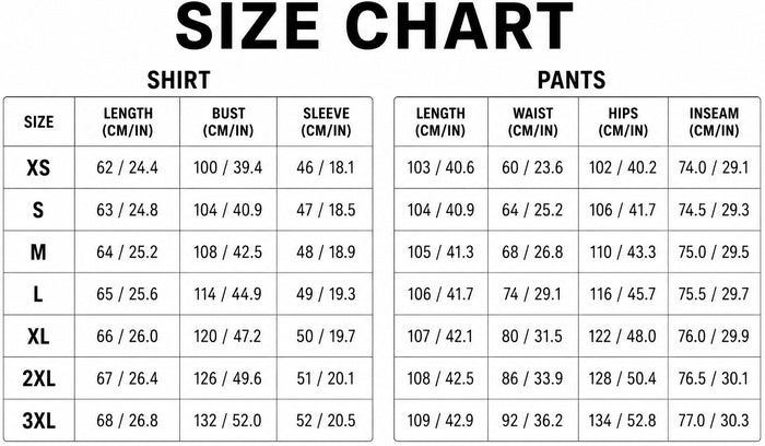 Size Guide