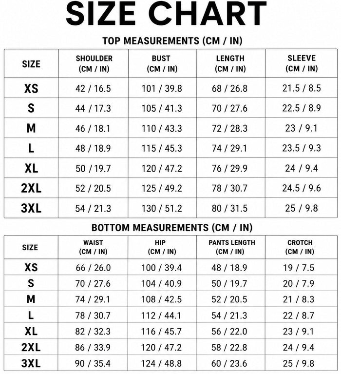 Size Guide