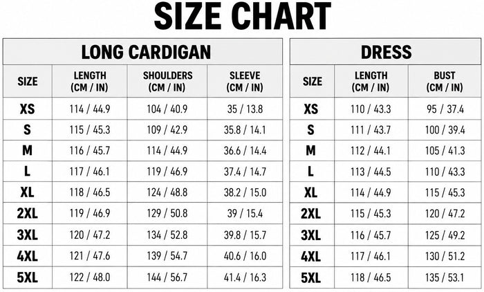 Size Guide
