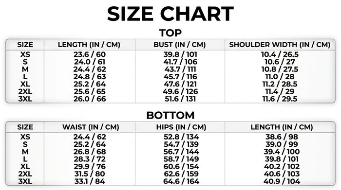 Size Guide
