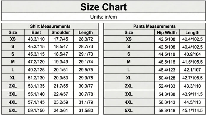 Size Guide