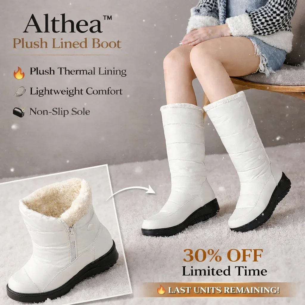 Althea™ Boot with Plush Lining and Thermal Insulation / Warm, Stable, and Protected Feet in Winter!