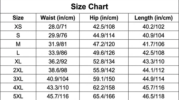 Size Guide