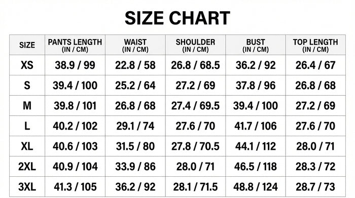 Size Guide