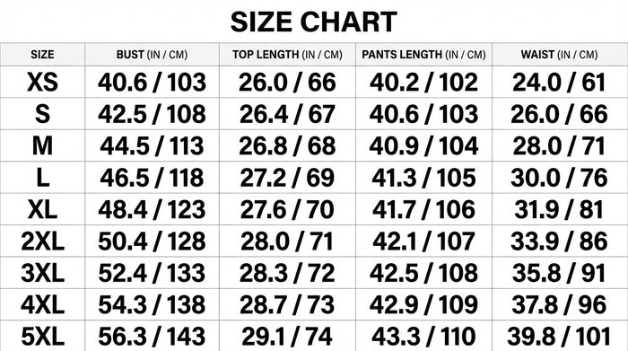Size Guide