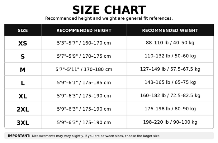 Size Guide