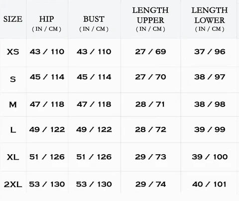 Size Guide