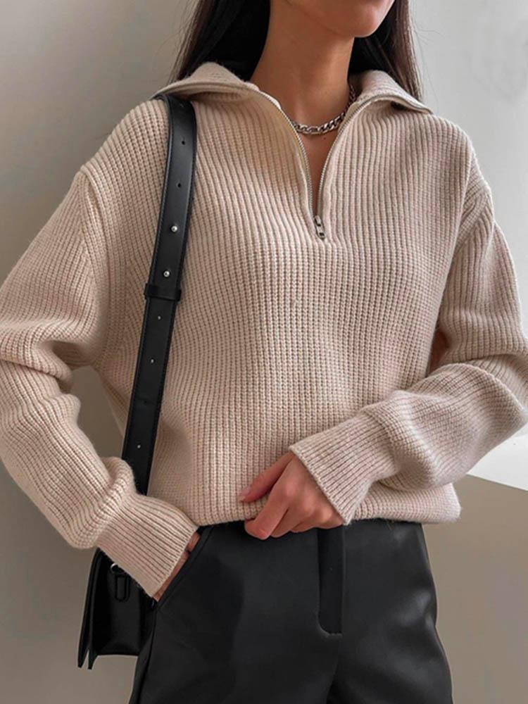 Blusa em Tricô Gola Alta Opulence® / A Mais Chique, Glamourosa e Confortável para o Outono Inverno! - ModernLar