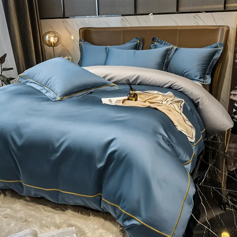 Luxury Egyptian Cotton Bedding Set – 600-Thread-Count Softness for Restful Nights