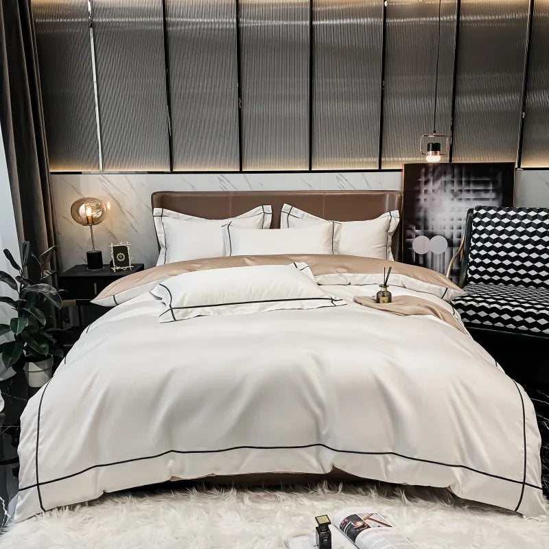 Luxury Egyptian Cotton Bedding Set – 600-Thread-Count Softness for Restful Nights