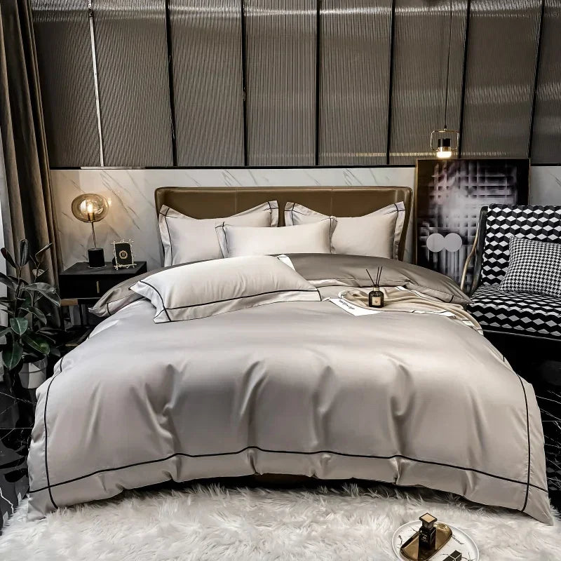 Luxury Egyptian Cotton Bedding Set – 600-Thread-Count Softness for Restful Nights