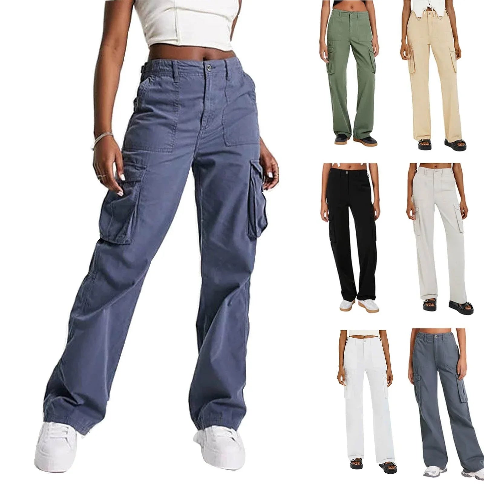 Calça Cargo Feminina Leblanc™ / A Verdadeira Definição de Caimento Perfeito no Corpo! - ModernLar