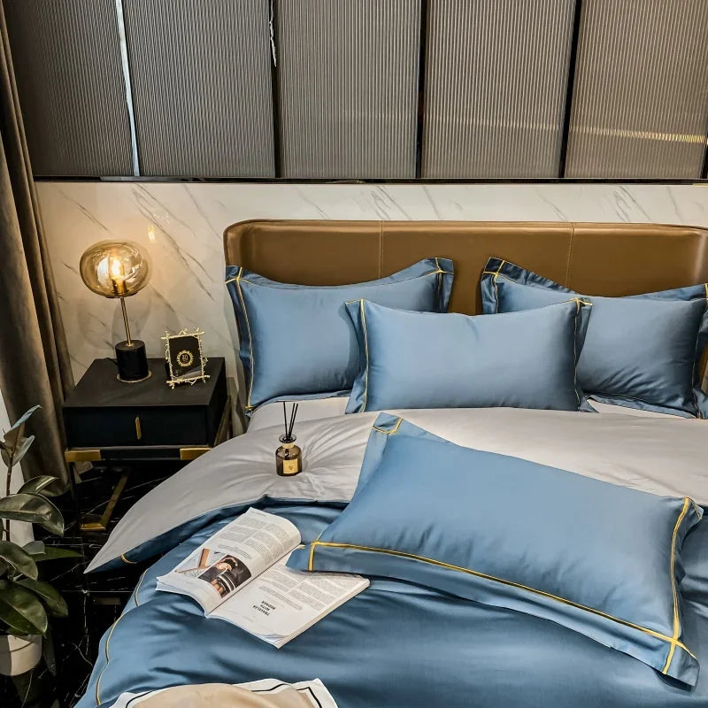 Luxury Egyptian Cotton Bedding Set – 600-Thread-Count Softness for Restful Nights